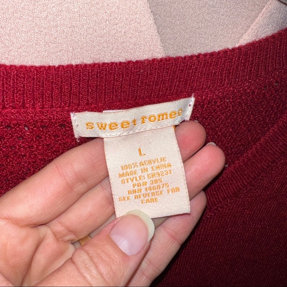 Ruby Red Sweater - Picture 3 of 3